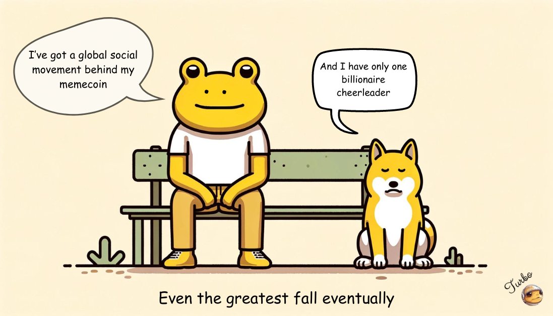 TurboToadToken's tweet image. 🚀 $TURBO is Preparing! 🚀

$TURBO wallets are increasing by the hour, accumulation continues, and the community is expanding. 🌐

Traditional crypto firms have their eyes on $TURBO. 

Stay steadfast and resolute. 💪

#PowerOfThePeople #EveryKingFalls