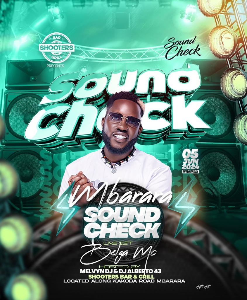PetalUg01's tweet photo. Wednesday vibes at @ShootersBar_Mbr Dancing with stars of the music scene @EmceeKunaana and @belgamc1 🔥🔥🔥 the ultimate party experience this 6th June in mbarara city #SoundCheckWednesday
#SoundCheckMbra Don't miss https://t.co/smWavPqRNL