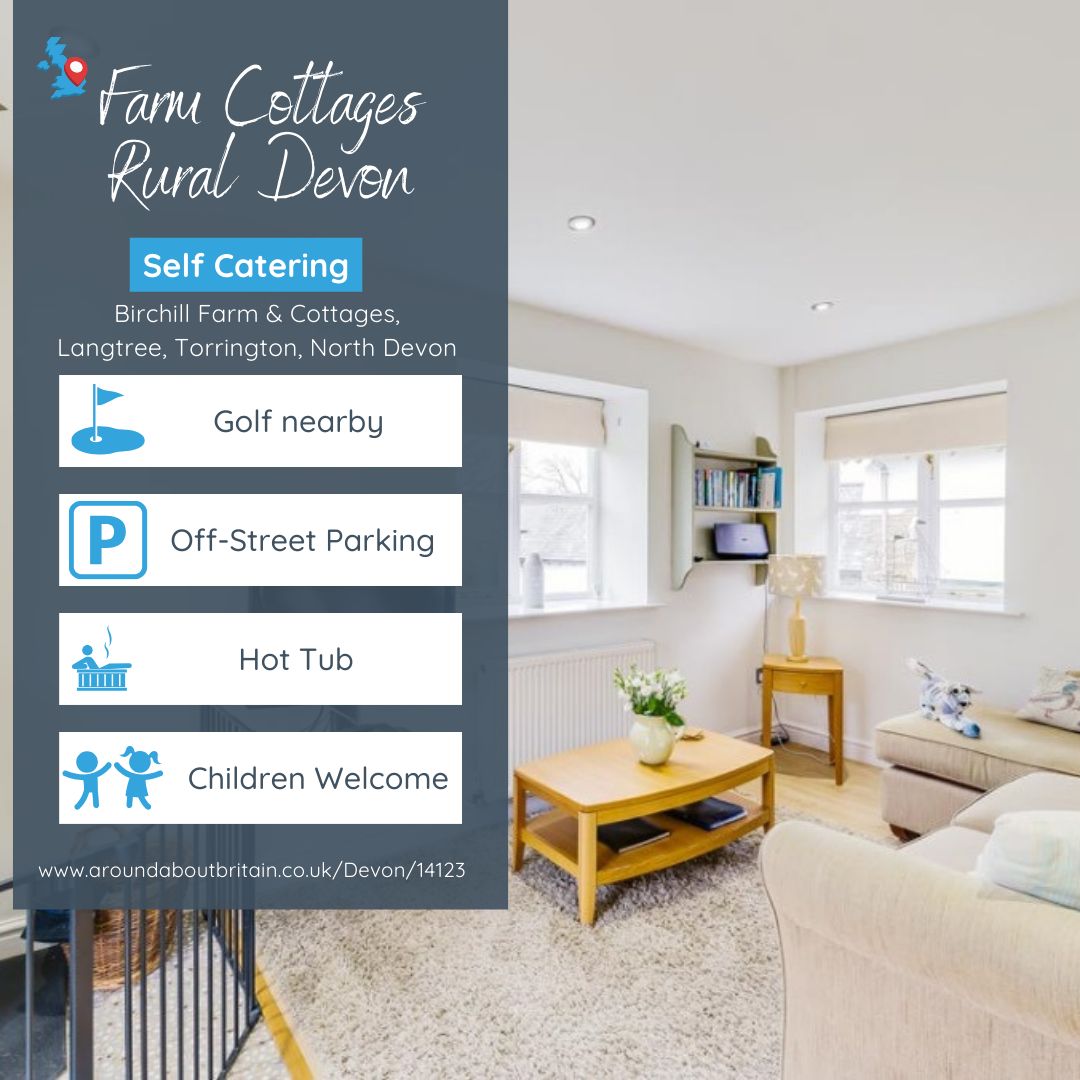 aroundaboutbrit's tweet image. ⭐ Self Catering Devon ⭐ 
Looking for a fun family holiday on a working farm in North Devon? Birchill Farm &amp;amp; Cottages near Torrington offers fantastic self-catering cottages in idyllic countryside.
🏡 Self Catering 
aroundaboutbritain.co.uk/Devon/14123 
#Langtree #Torrington #NorthDevon