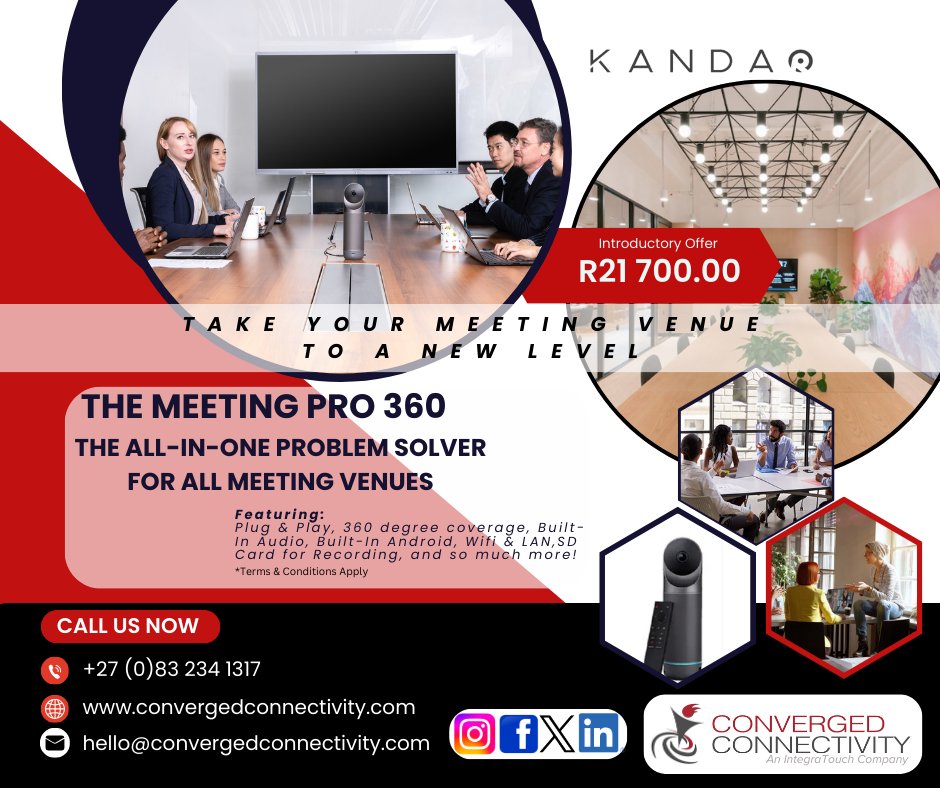 WeConverge's tweet photo. This exclusive offer is coming to an end this week. If you haven't yet taken advantage of it, now is the time! Don't let this opportunity slip away—secure your spot to streamline your meeting experience.

Exciting new offers and bundles will be available in the coming days! https://t.co/REH5nj7DM6