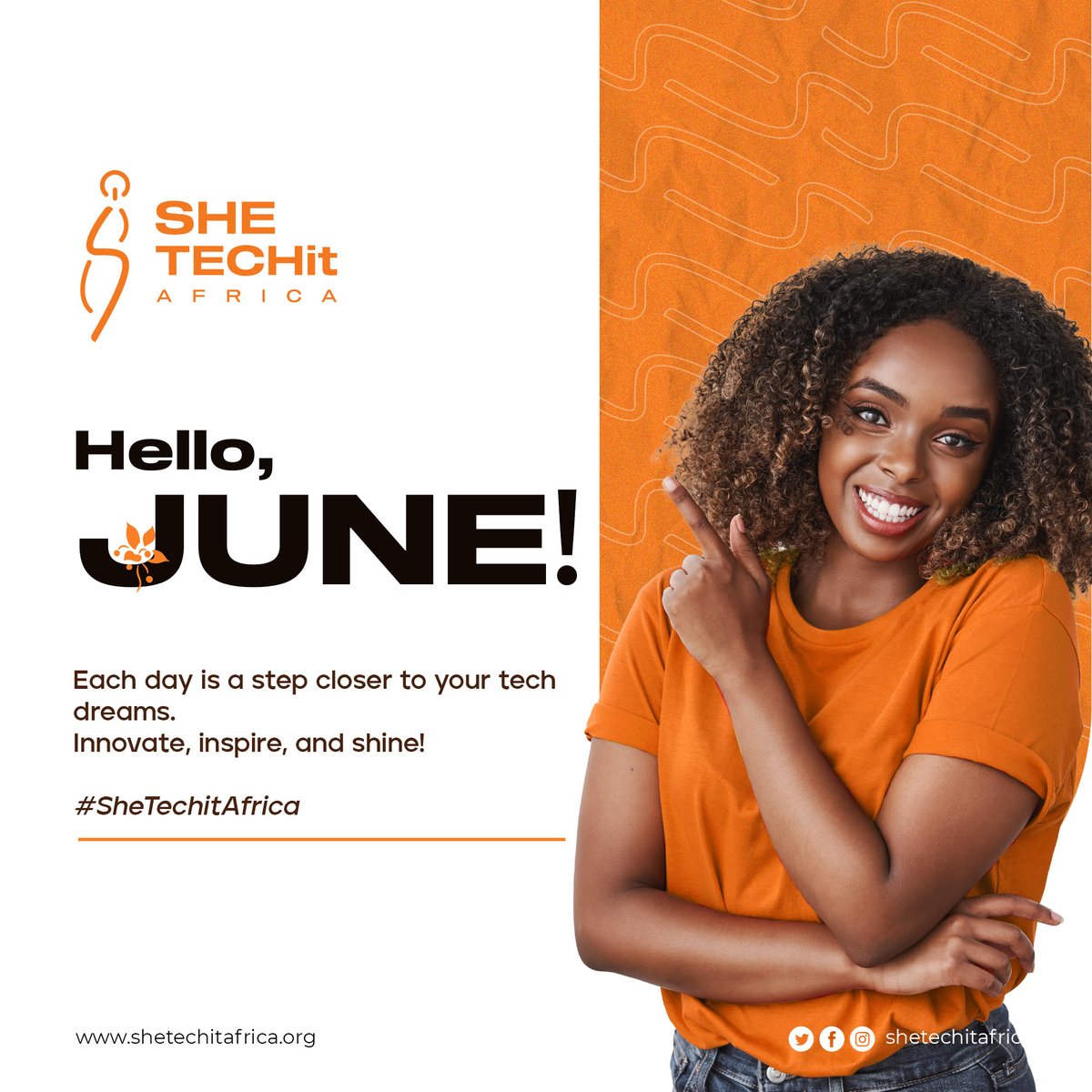 shetechitafrica's tweet photo. Welcome to June, She TechIt Africa community!

We're excited to kick off this new month, and we're even more thrilled to announce that our UX Webinar is just around the corner! https://t.co/LE0nl5de3o