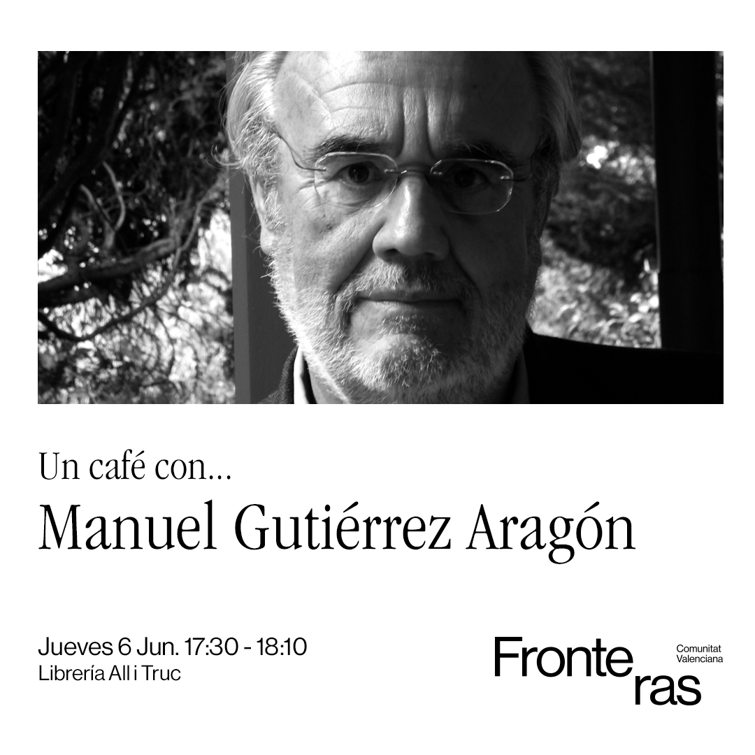 <a href="/Libreria_Seneca/">Librería Séneca</a> <a href="/GarciaAller/">Marta G. Aller</a> @GVAculturesport <a href="/GVAivc/">Institut Valencià de Cultura - GVA</a> <a href="/la_fabrica/">La Fábrica</a> ☕ Manuel Gutiérrez Aragón, cineasta y escritor. Ha recibido diversas distinciones, como el Premio Nacional de Cine, y actualmente prepara un documental sobre el Misteri d'Elx junto a Pablo Mas. 
📌 Librería All i Truc

🔴 Inscripciones: lafabrica.com/festivalfronte…
