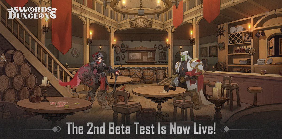 Breaking: The 2nd Beta Test of Swords &amp; Dungeons is now live! Starting June 3rd, enjoy engaging gameplay and $GOLD farming on the Taiko mainnet. Participate in various events to earn exclusive rewards. 🗡✨

🕒 Duration: June 3, 12 PM UTC - June 30, 11:59 PM UTC.

Android
