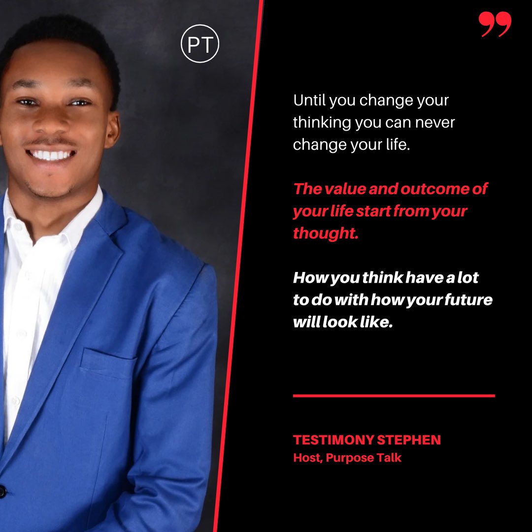 TestimonySteph's tweet photo. Your thinking is key to seeing results in your life!
#purpose #dreams #potentials #success #yourthinking #livingpurposefully #influencinggenerations https://t.co/LBzHMTqb4s