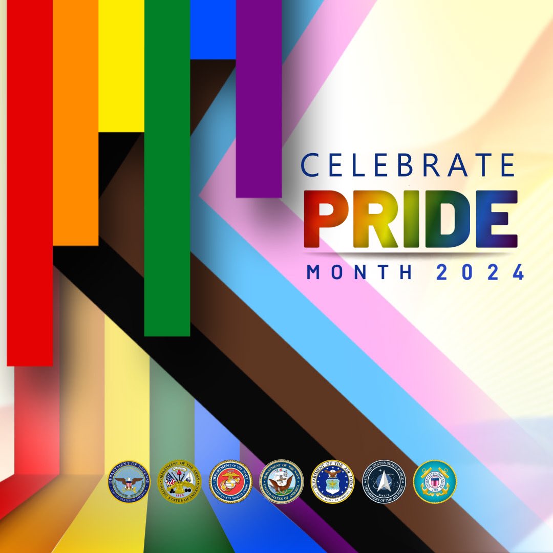 This Pride Month, we thank LGBTQ+ Service members for their contributions to our national security. As Secretary of Defense, I remain dedicated to making sure that our LGBTQ personnel across the Joint Force can continue to serve with dignity and respect. We applaud your service –