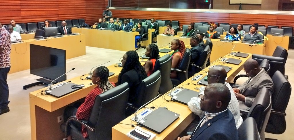 African Union ECOSOCC (@au_ecosocc) on Twitter photo Our young participants are in the <a href="/_AfricanUnion/">African Union</a> Headquarters where the Commissioner for Health, Humanitarian Affairs and Social Development department shares with them insights on the progress of the adoption of the Free Movement Protocol. 1/7 Our young participants are in the <a href="/_AfricanUnion/">African Union</a> Headquarters where the Commissioner for Health, Humanitarian Affairs and Social Development department shares with them insights on the progress of the adoption of the Free Movement Protocol. 1/7