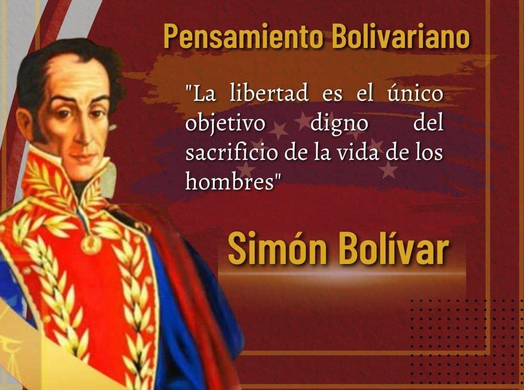 BarbacoasA's tweet photo. Pensamiento Bolivariano de nuestro Libertador Simón Bolívar https://t.co/f07x4oQFEt