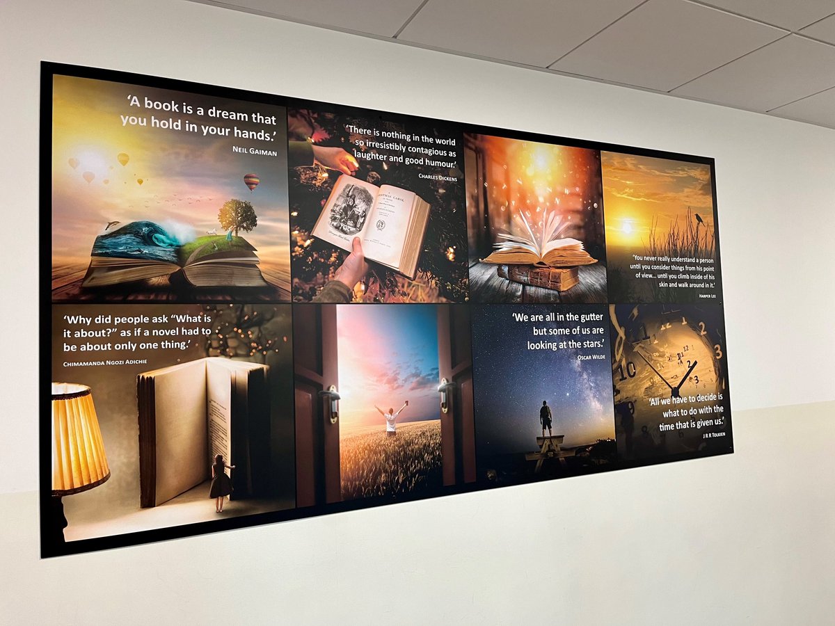 We welcomed the students back with new signage across both campuses this term. The curriculum subject signs, tailored individually to each subject with inspirational quotes add colour and life to the corridors. So pleased with the results, thank you <a href="/Cleverbox/">Cleverbox</a> fab result! 
#twgsb