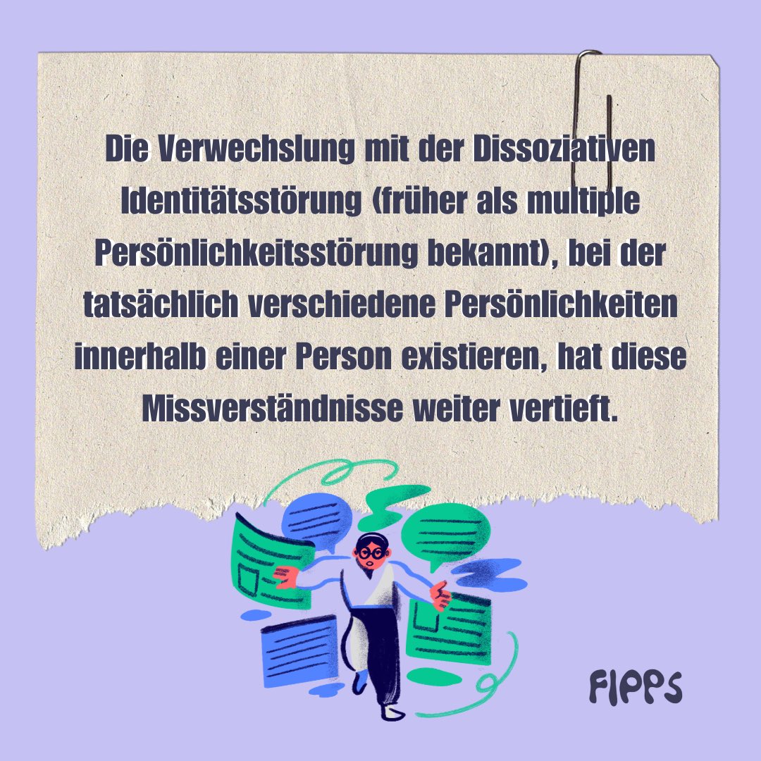 FIPPS ist eine Aufklärung über #Schizophrenie-Mythen wichtig, um Stigmatisierung zu bekämpfen und Verständnis zu fördern. 🩶 Aus diesem Grund starten wir ab heute unsere neue Reihe #MythenMontag, in der wir jeden Montag ein weiteres Vorurteil widerlegen. #MentalHealthAwareness