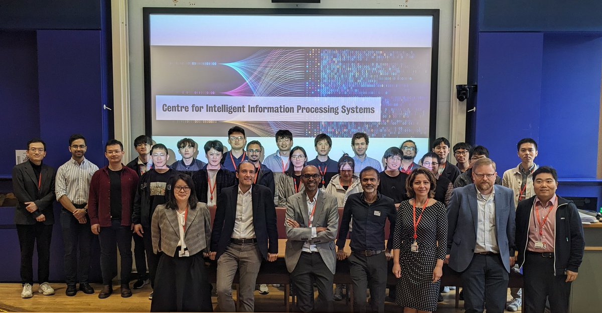 kclciips's tweet image. The @kclciips members with Professor Kaushik Roy.