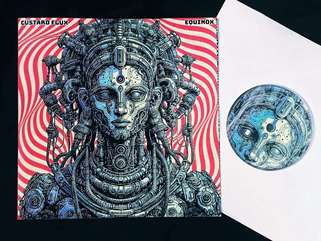 CustardFlux's tweet photo. Only 10 Equinox singles will be available on our UK tour.  Your chances of scoring one will be greater by attending our show at the Half Moon in London.  @HalfmoonPutney 
@RecCollMag https://t.co/NO5IXCrKBz