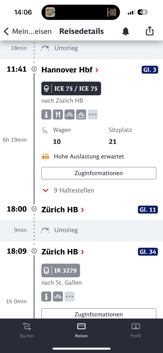 AkimoHusky's tweet photo. @DB_Bahn ich bin verwirrt
Ich hab nur einen Sitzplatz im ICE von Frankfurt aus reserviert (davor ging nicht, keine Sitzplätze verfügbar). Jetzt werden mir plötzlich 2 reservierte Plätze angezeigt? Was gilt nun? Eine Reservierung von Hannover aus. Eine von Frankfurt, wie gebucht.. https://t.co/dJZASk0cY4