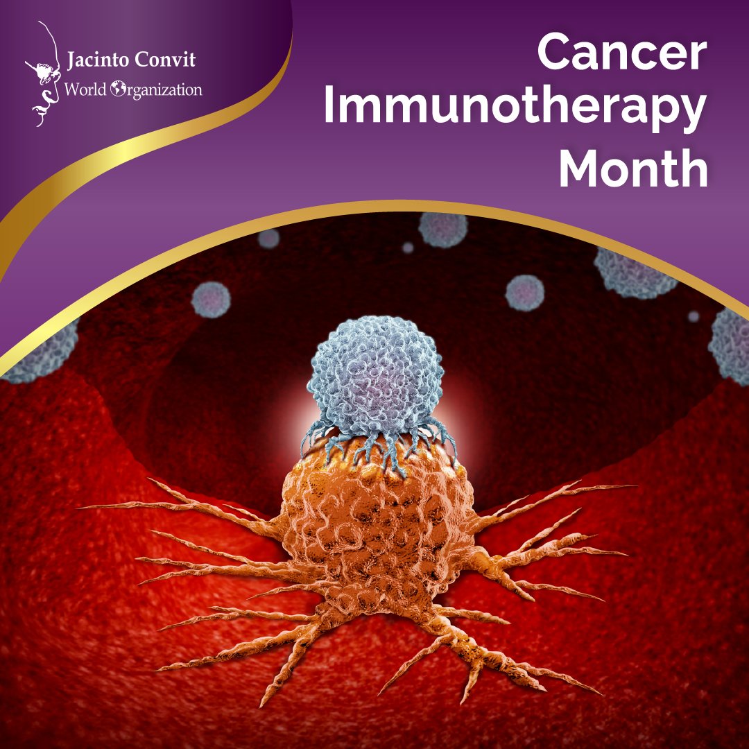 JacintoConvitWO's tweet photo. June is Cancer Immunotherapy Month and we at #JCWO are proud to join @SITCancer in this campaign for the fight against cancer. Our CI program is dedicated to advancing research and improving the lives of those affected by this disease.

Join us in supporting this important cause! https://t.co/9fMWVEg8wp