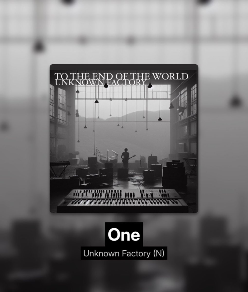 New today ! Love all feedback ! One (2024) - Unknown Factory youtu.be/2Ld39xaZKUc?si… #darkwave #newwave #postpunk #goth #joydivision <a href="/JD_Central/">Joy Division Central</a> <a href="/JDNOPICS/">Joy Division & New Order Pics</a> <a href="/joydivisionBook/">joydivisionBook</a> <a href="/peterhook/">Peter Hook</a> <a href="/fabrizio_lusso/">WhiteLight-WhiteHeat</a> <a href="/sam_exnunc/">Santiago Aparicio</a> <a href="/e_stassyns/">Erwin Stassyns</a>