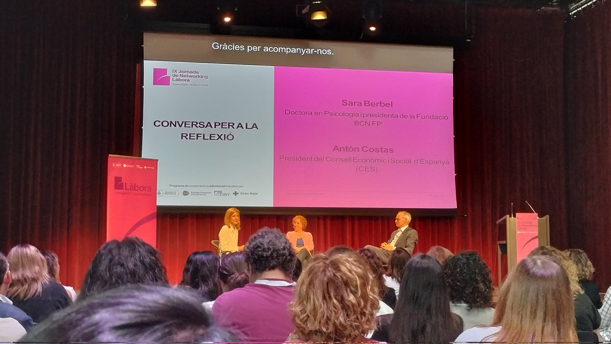 AccioSolidaria's tweet photo. Aquest matí hem assistit a la IX Jornada de Networking del programa #Làbora ➡️ ocupació per a les persones en situació de vulnerabilitat a la ciutat de Barcelona. #oportunitats

Amb el suport de @bcn_ajuntament, @ecasacciosocial, @FeiCat i @creuroja. Un any més al @ElBornCCM! https://t.co/PzTbMgA4aa