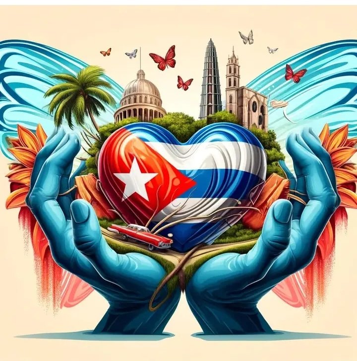 Soy del caribe
#CubaporlaViva 
#CubaViveYVence