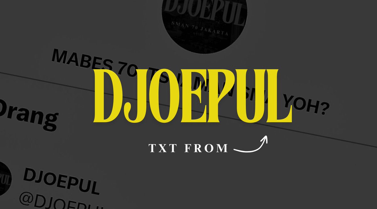 DJOEPUL (@djoepul24) on Twitter photo 