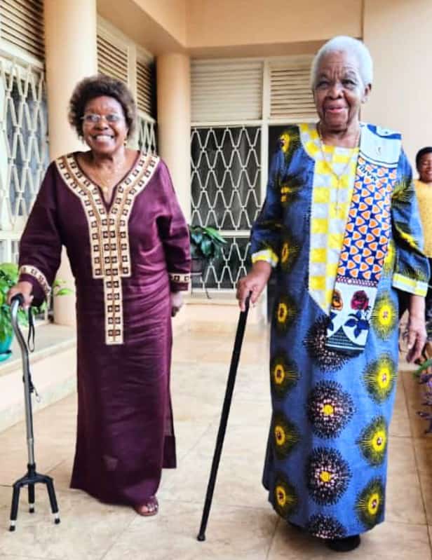 Two former First Ladies meet up for the first time in a long time, mama Miria Obote and Mama Maria Nyerere. The two have deep understanding of our founding Fathers.