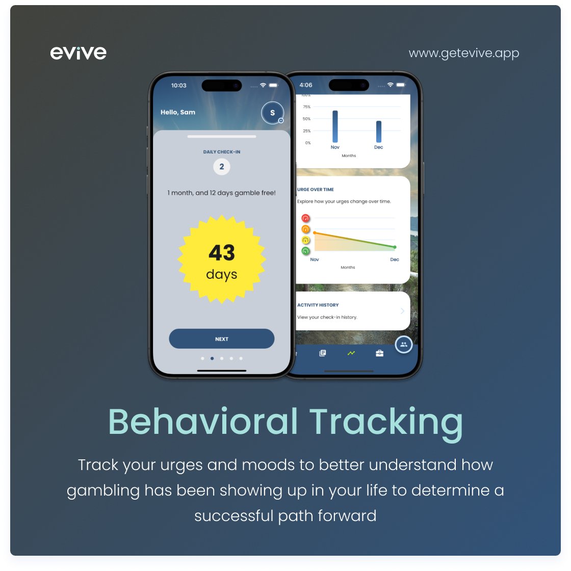 geteviveapp's tweet image. Behavioral Tracking - STOP

Track your urges and moods to better understand how gambling has been showing up in your life to determine a successful path forward

#BehavioralTracking #TrackYourProgress #GamblingAwareness #MindfulLiving #BreakTheCycle