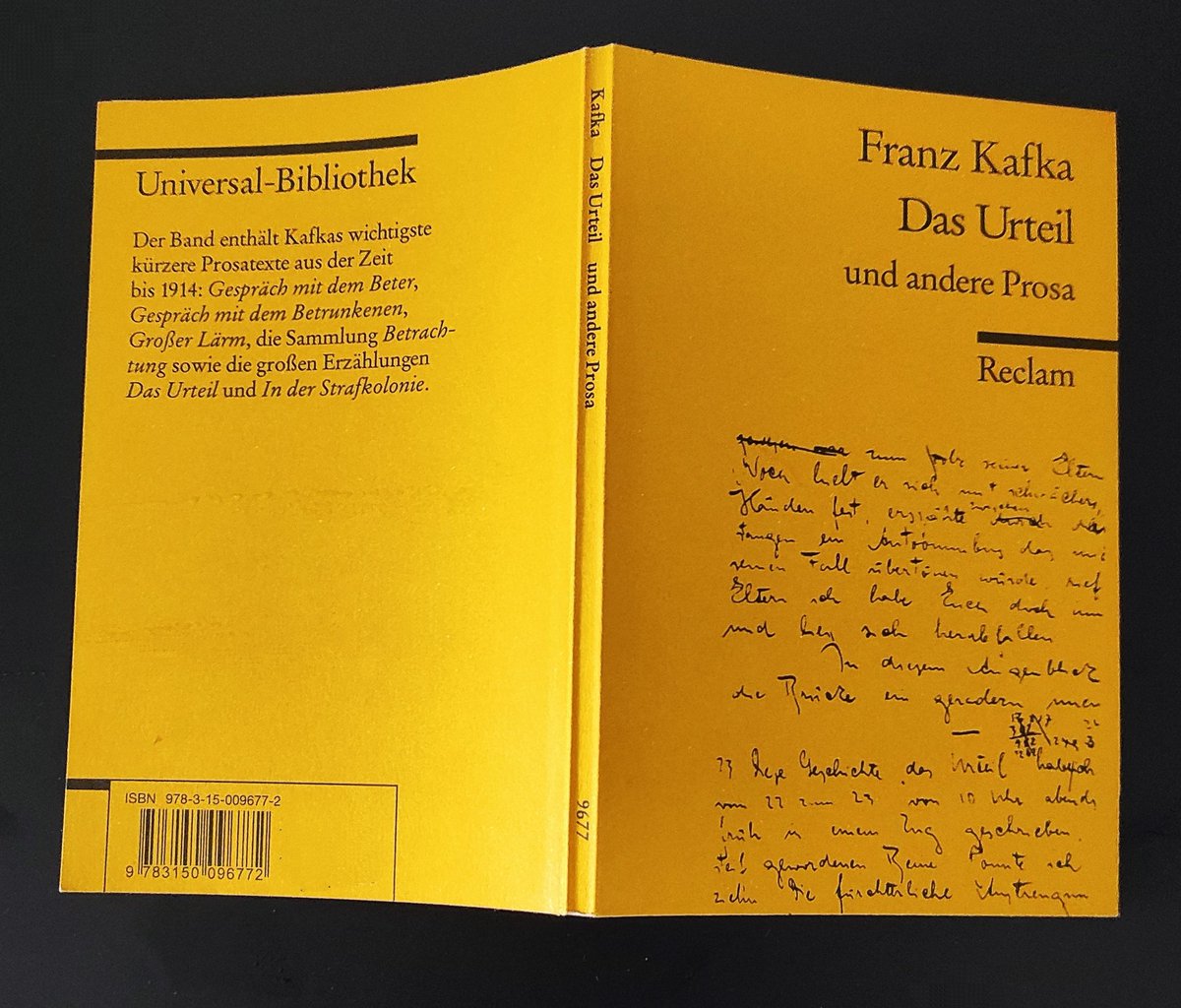 Wenn du nachdenkst, musst du dich erinnern. Er erzählte damals unglaubliche Geschichten von der russischen Revolution. Franz Kafka (3. Juli 1883 - 3. Juni 1924): Das Urteil