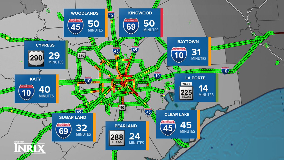 JenReynaTV's tweet image. MONDAY ... #drivetimes #hounews #houtraffic @KHOU