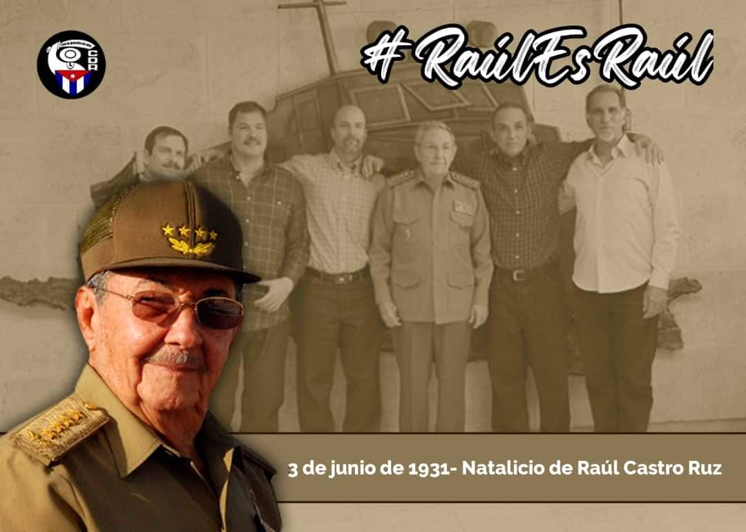 ujc_del's tweet photo. #RaúlEsRaúl

Muchas felicidades para el General de Ejército en sus 93 cumpleaños!!!

Su ejemplo de disciplina, lealtad y fidelidad será guía siempre para las nuevas generaciones.

#UJCdeCuba
@leyanis_carmona 
@MeyvisEstevezE 
@DiazCanelB 
@DrRobertoMOjeda 
@yamile https://t.co/iqqPR4K7UJ