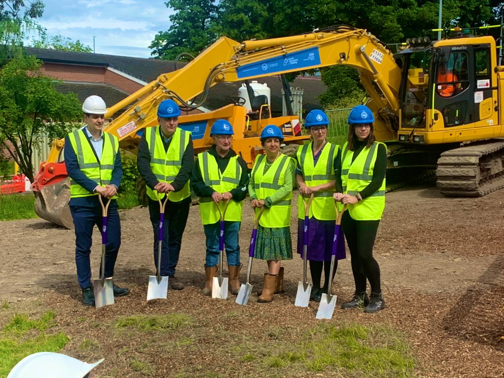 Rob dreamed of building a sanctuary for MND patients &amp; their families - today Robs own family carried out his last wishes to put spades in the ground to make that dream a reality..  A legacy that will live on. <a href="/BBCLookNorth/">BBC Yorkshire</a>