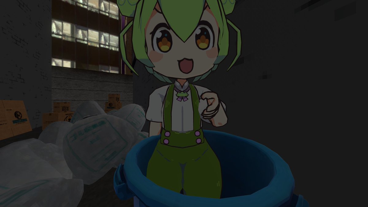 super_amateur_c's tweet image. コントローラーの電池が切れてて片腕ずんだもんになってました
#vchat