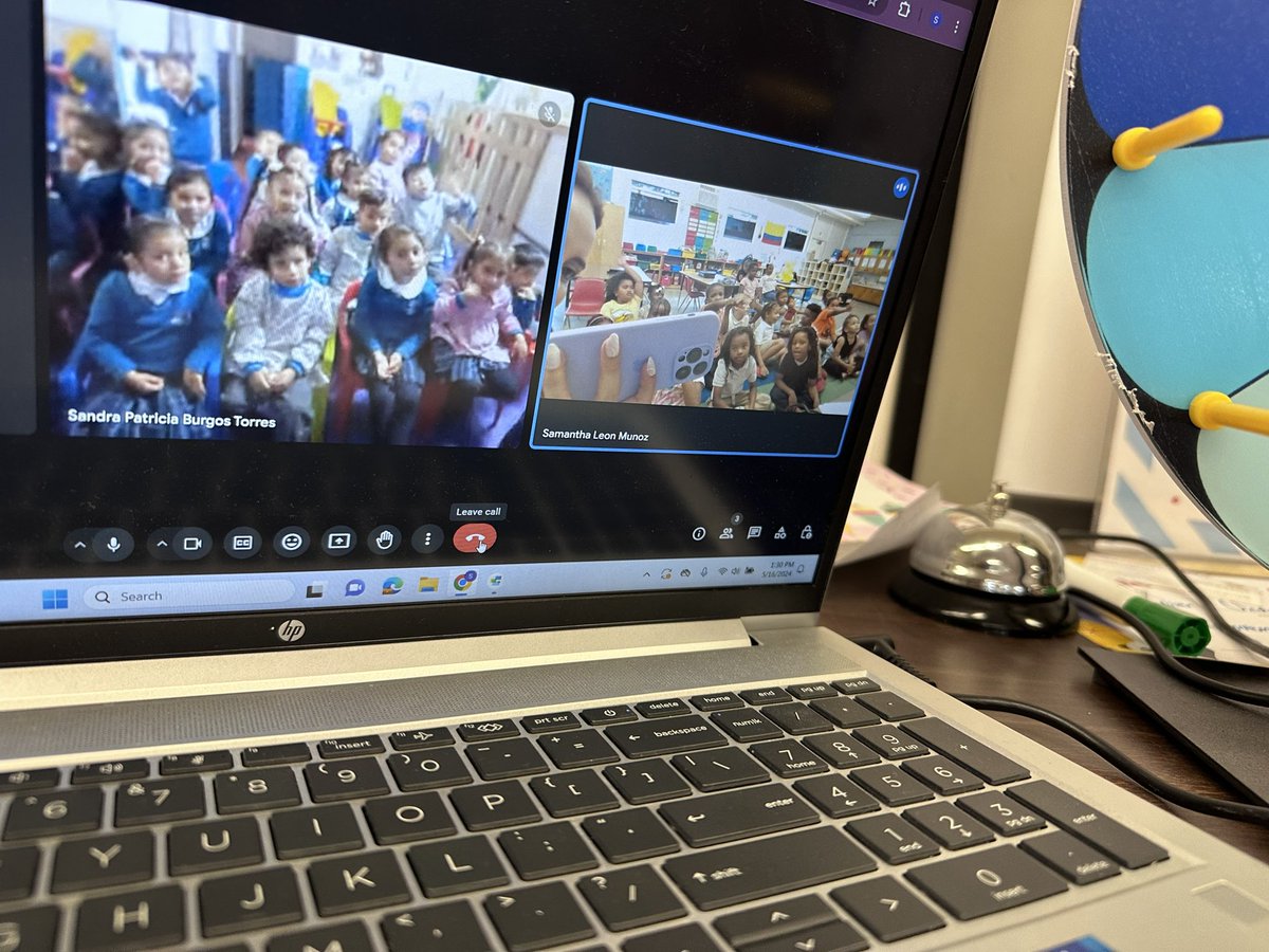 profesammyleon's tweet photo. Congratulations kindergarten Spanish immersion scholars for being #GlobalLeaders by connecting and having a video call with the Colombian kindergarten class. #UnitingOurWorld @ParticipateLrng https://t.co/4EGbkk1mzF