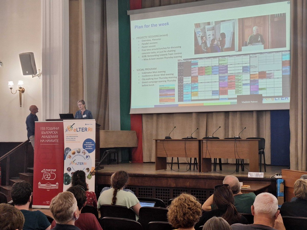 eLTER (@elter_europe) on Twitter photo 🙌 Greetings from Sofia, Bulgaria, the gathering place for eLTER this week!
👥 Our consortium meeting has just begun at the beautiful premises of <a href="/BgSciencesBAS/">Bulgarian Academy of Sciences</a>. The dynamic agenda will allow us to discuss eLTER's latest developments and achievements.
Stay tuned!👀 🙌 Greetings from Sofia, Bulgaria, the gathering place for eLTER this week!
👥 Our consortium meeting has just begun at the beautiful premises of <a href="/BgSciencesBAS/">Bulgarian Academy of Sciences</a>. The dynamic agenda will allow us to discuss eLTER's latest developments and achievements.
Stay tuned!👀