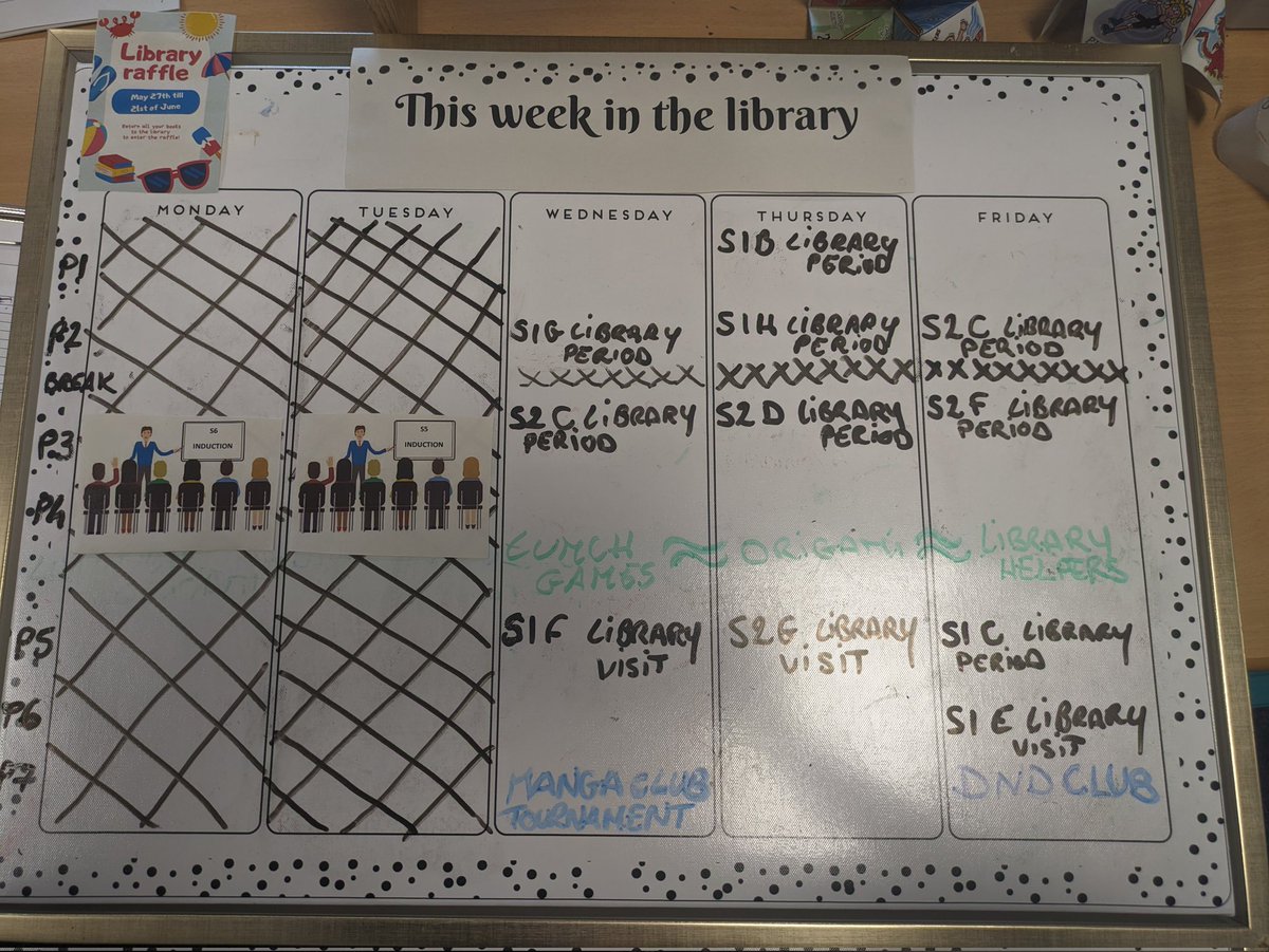 St Mungo's Academy library tweet media