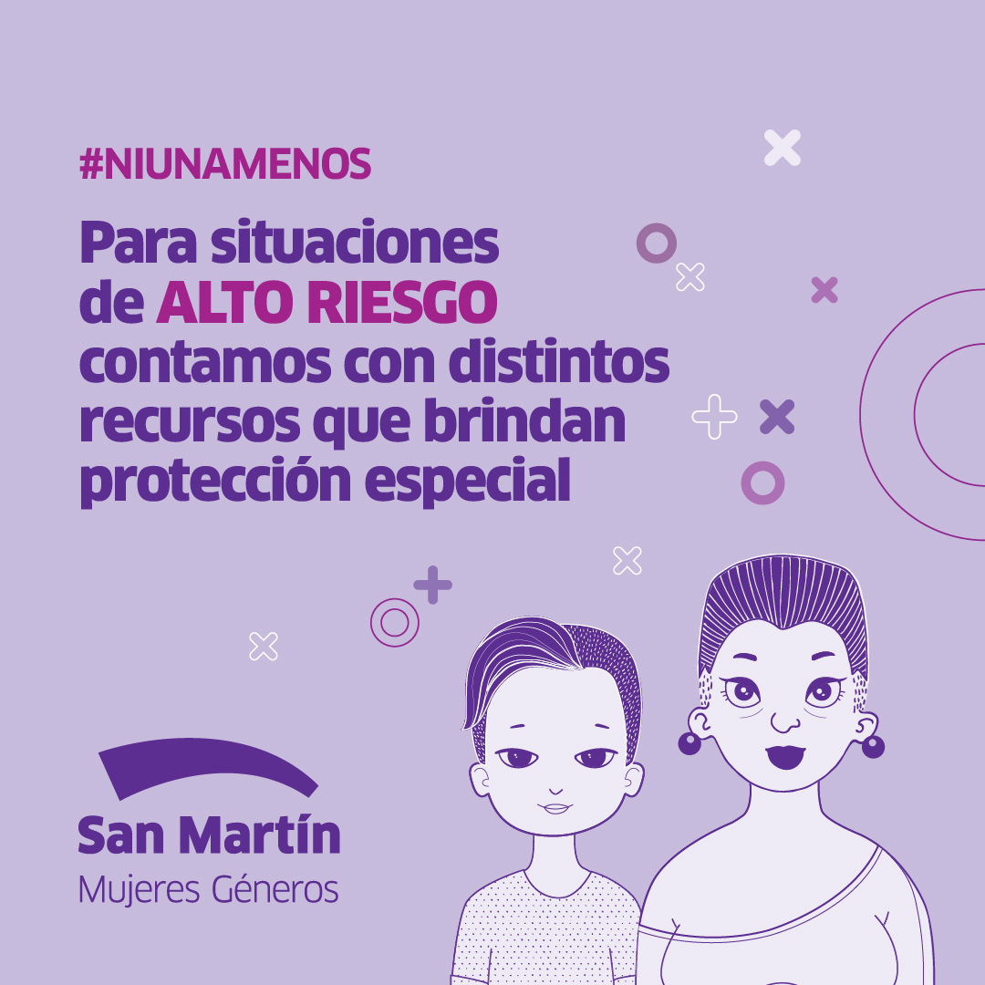 #NiUnaMenos

En San Martín acompañamos de forma integral a las personas en situación de violencia por razones de género.

Mirá las imágenes para conocer nuestros espacios de atención y asesoramiento, y los programas con medidas de protección especial para casos de alto riesgo.