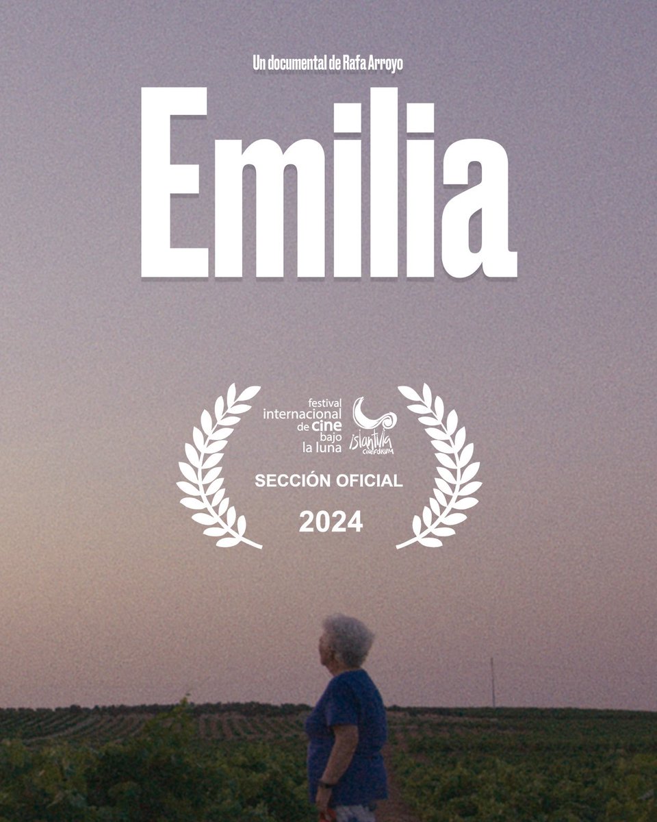 Rafa Arroyo (@rafagarroyo) on Twitter photo ¡¡Segunda selección oficial para nuestro cortometraje documental “Emilia” en menos de 1 mes de distribución!! ☺️💜
Nos vamos a <a href="/islantillacine/">Festival de Cine de Islantilla</a>. Muchisimas gracias por tanto cariño. Seguimos! ¡¡Segunda selección oficial para nuestro cortometraje documental “Emilia” en menos de 1 mes de distribución!! ☺️💜
Nos vamos a <a href="/islantillacine/">Festival de Cine de Islantilla</a>. Muchisimas gracias por tanto cariño. Seguimos!