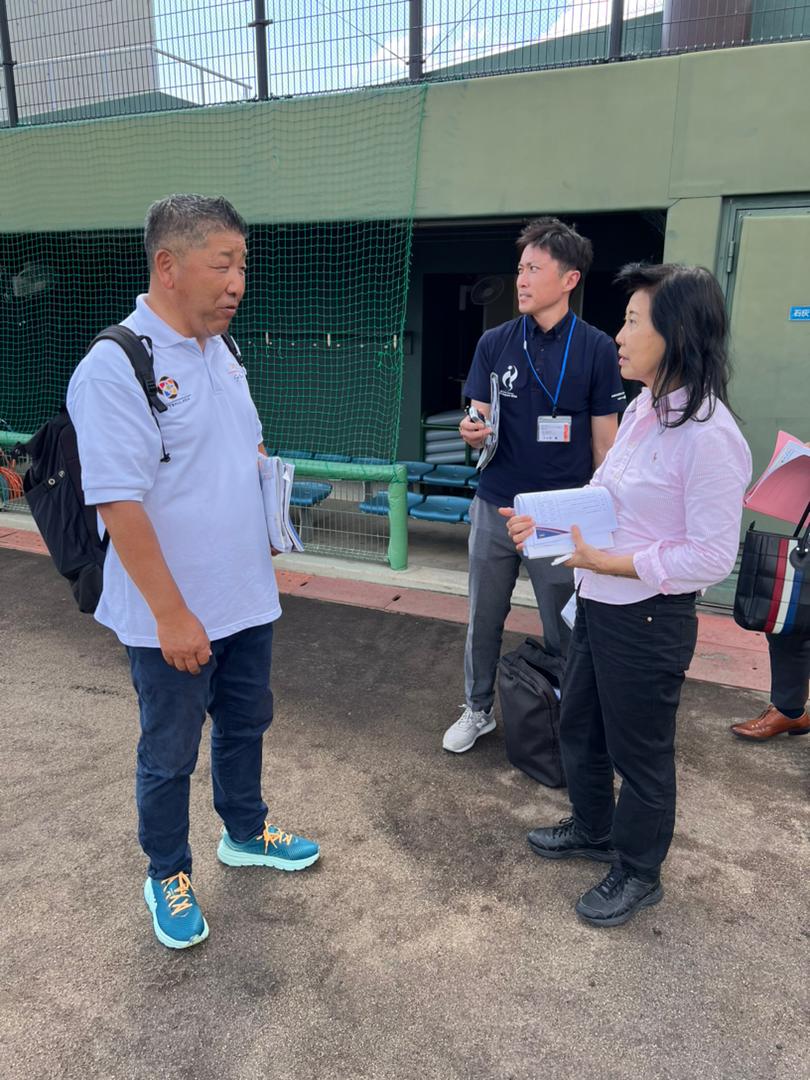 In Nagoya today, 3 June. Met AINAGOC (Aichi Nagoya Asian Games 2026 Organising Committee) Sec Gen Satoshi Murate - san, Acting Sports Director Nakamura-san &amp; their hard working committed team.
Visited Softball venue in Anjo city - ground in good state. 👍👍