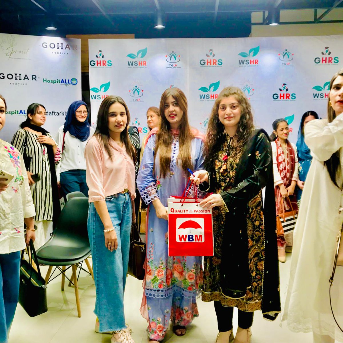 WBM_Foundation's tweet photo. WBM Foundation participated in an incredible panel discussion on the impact of women-led businesses in Pakistan's economic growth. 
#wbmfoundation #WomenInBusiness #EconomicGrowth #Pakistan https://t.co/lKnBYsOqOg