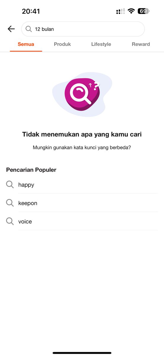 allendswii's tweet photo. @3CareIndonesia kenapa bima+ iOS tidak bisa search cari paket apapun gak ditemukan?? sudah update latest https://t.co/zNjkDlwTMt