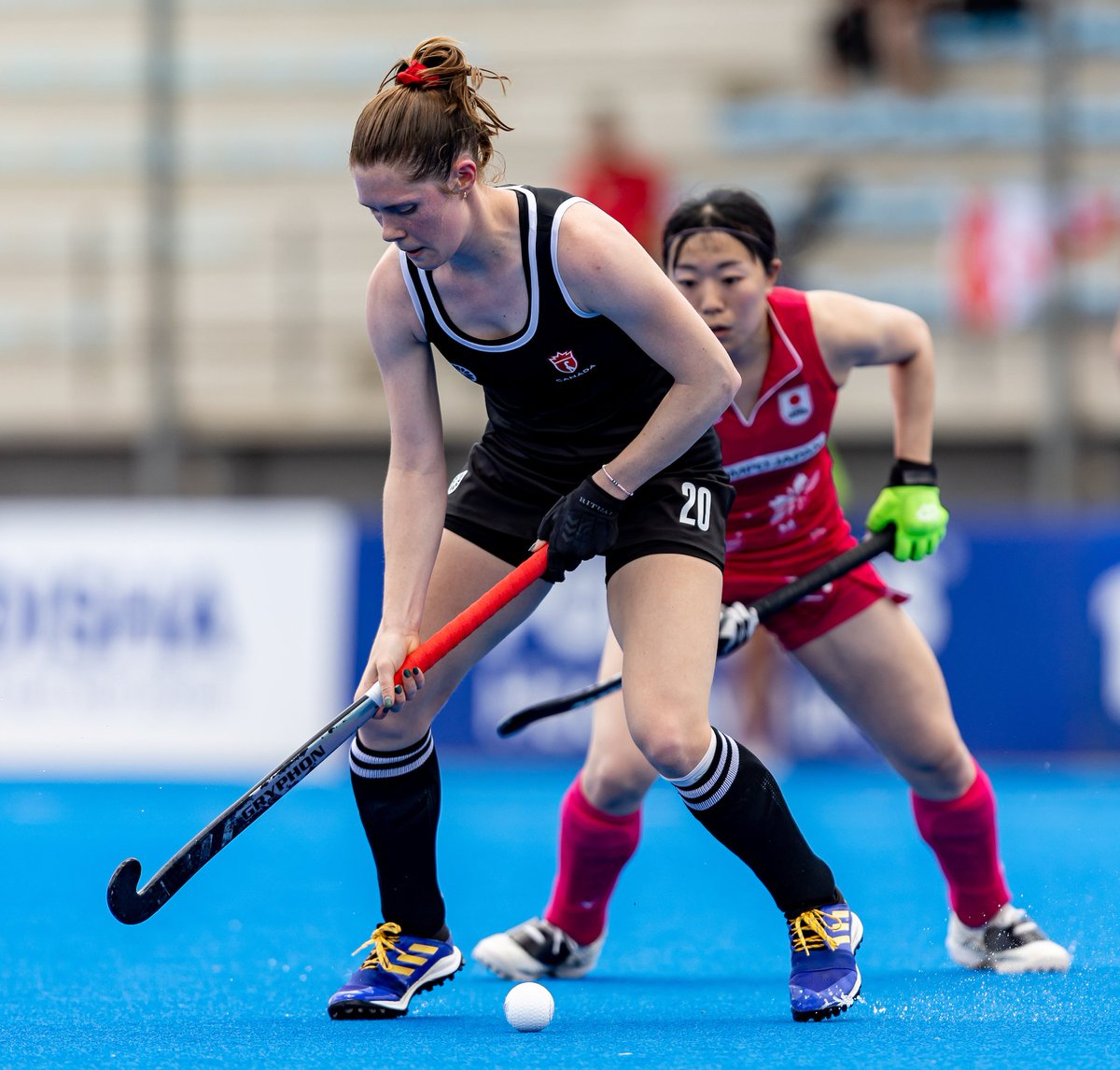 FieldHockeyCan's tweet photo. Canada plays tight with Japan in opening round action at the Nations Cup in Spain. Japan converts on three PCs and defeats Canada 3-0. The Wolf Pack are right back at it tomorrow, taking on Chile in a @PanAmHockey matchup! Let's go 🇨🇦 https://t.co/uPdVNWh29l