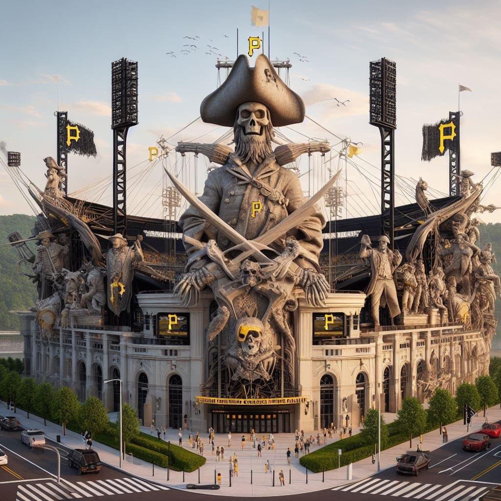 FSUKXAZ's tweet photo. Great AI! When the Tampa Bay Buccaneers redo their stadium soon, this should be their template & goal! β¦with a pirate ship & cannons as well! π΄ββ οΈ #TampaBay #Buccaneers #GoBucs #RayJay #PirateShip #Pirates #PittsburghPirates #AI @Buccaneers @CBSSports https://t.co/AeZtAEvW2L