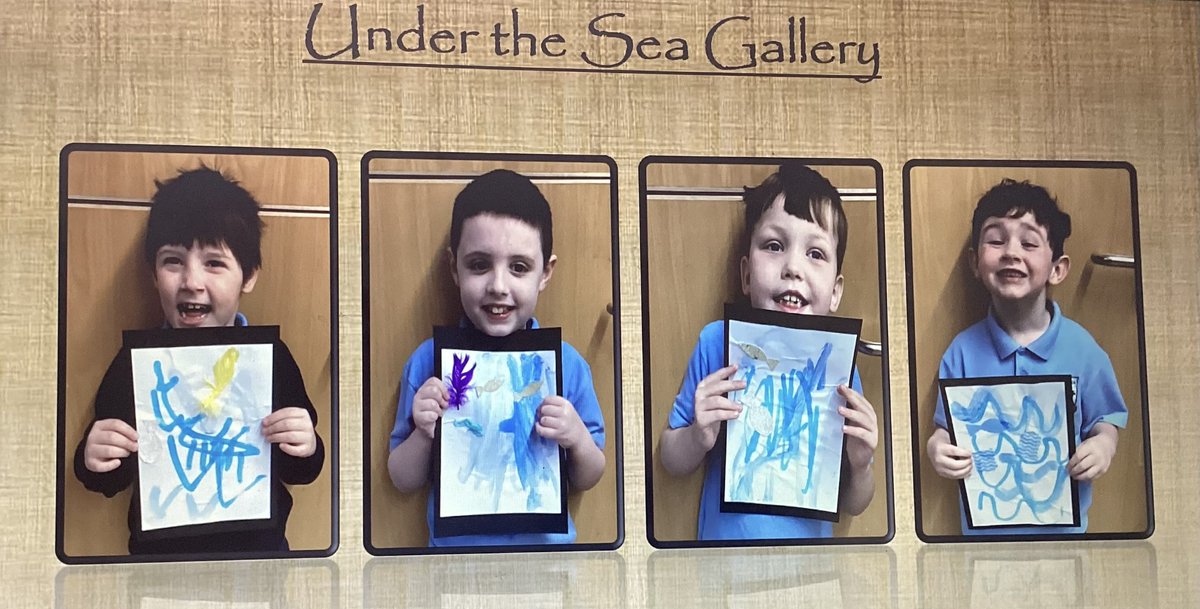 AbbotsLeaSchool's tweet photo. France Class loved hearing the story 'Commotion in the Ocean' last term and went on to create their very own underwater scenes using a range of collage materials. Take a look at their gallery! #reading #EYFS #Oceanexplore ππ π¦ https://t.co/PxhLDp1Pg1
