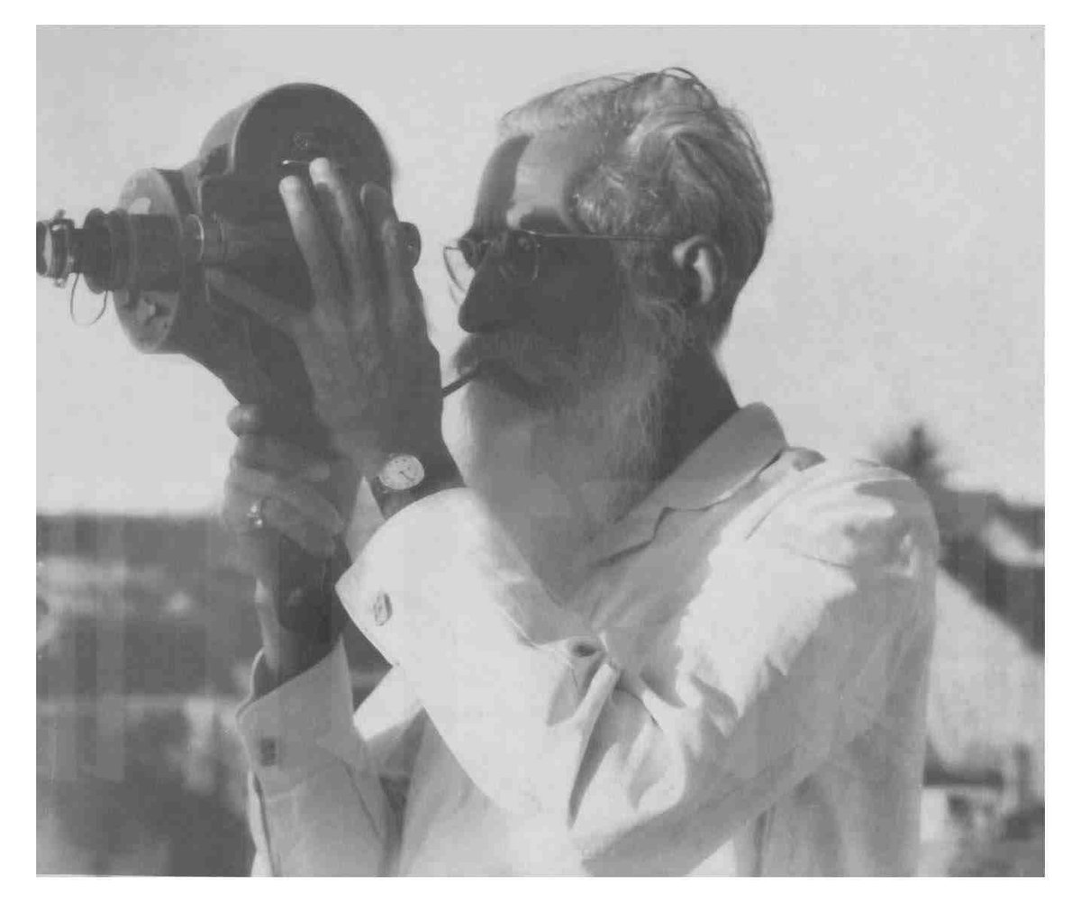 On the birth anniversary of #BaburaoPainter, we revisit this striking image of the artist and filmmaker at work. Born in Kolhapur to a family of practicing craftspersons, Baburao Painter is widely considered to be one of the most important filmmakers of the silent cinema era.