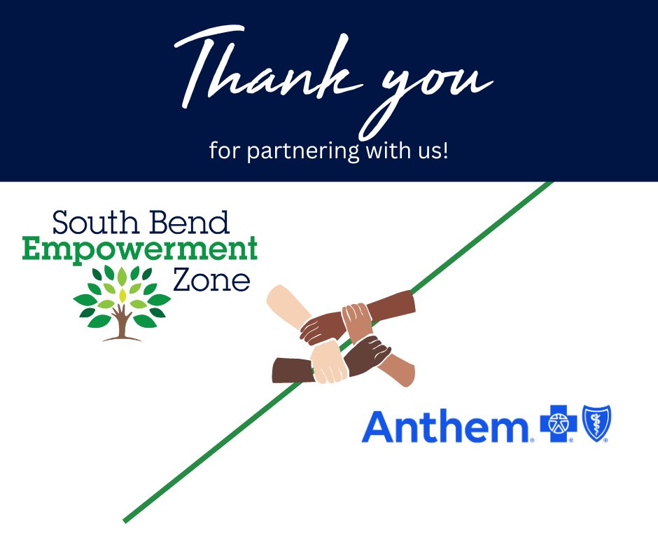 SBEZ to SBCSC (@sbezone) on Twitter photo 👏🏾👏🏾👏🏾 Thank you, <a href="/AnthemBCBS/">Anthem Blue Cross and Blue Shield</a> for partnering with us to provide resources for our community on the west side of South Bend. We appreciate you! 👏🏾👏🏾👏🏾
#partnership #donors #communitypartners #sponsors 👏🏾👏🏾👏🏾 Thank you, <a href="/AnthemBCBS/">Anthem Blue Cross and Blue Shield</a> for partnering with us to provide resources for our community on the west side of South Bend. We appreciate you! 👏🏾👏🏾👏🏾
#partnership #donors #communitypartners #sponsors