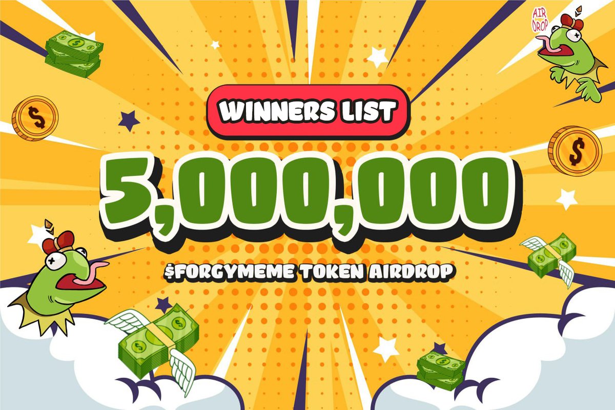 frogymemeworld's tweet photo. 🚀 FrogyMeme Airdrop Winners Announced! 🎉

🔗 Check the Winners List here (https://t.co/Suh7WB2rYA)

⚠️ Important Note:
Before you dive into the list, please be aware of the following criteria that were essential for eligibility: https://t.co/j5Twm6iUPi