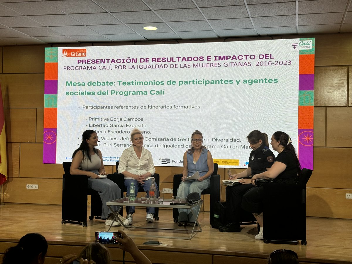 gitanos_org_MA's tweet photo. Presentación del Informe de Impacto y resultados del Programa #Calí en Madrid. Gracias a todas las instituciones, entidades y participantes que nos acompañaron
https://t.co/Vjx3vVCSIh https://t.co/KJhsDVLj36