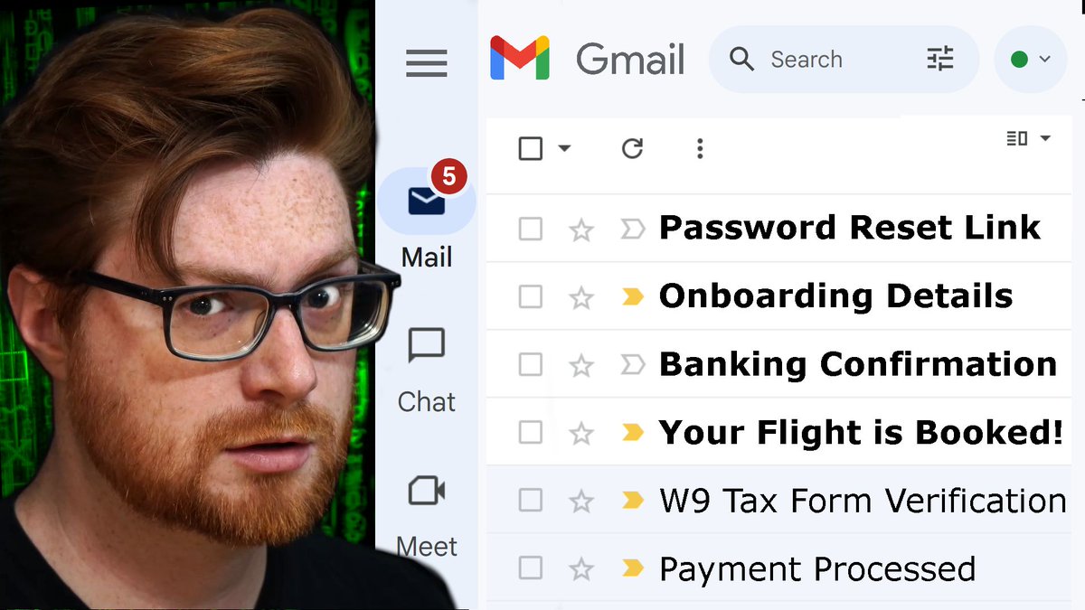 What secrets are in your email inbox? Maybe old messages containing sensitive documents, other SaaS applications, all in either Google Workspace and Microsoft 365 or otherwise -- business email compromise is a worthwhile conversation: jh.live/Oy1-W5CmrWQ