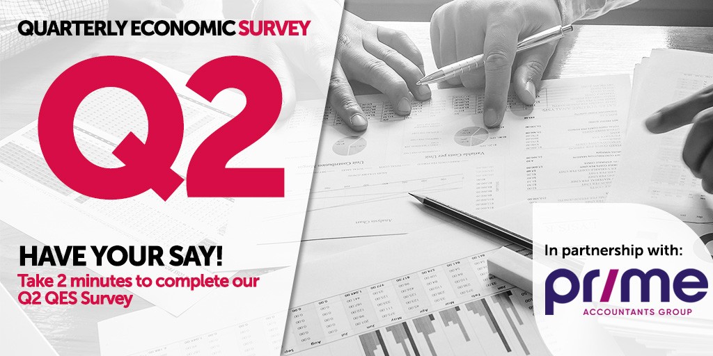 QES | The second Quarterly Economic Survey of 2024 is now live and we invite ALL businesses to take 5 minutes to let us know how your business is doing!

Complete your survey here by the 7th of June 👉 link.webropol.com/s/CWCCMEM

Delivered in partnership with <a href="/PrimeCharAccnts/">Prime Chartered Acc</a>