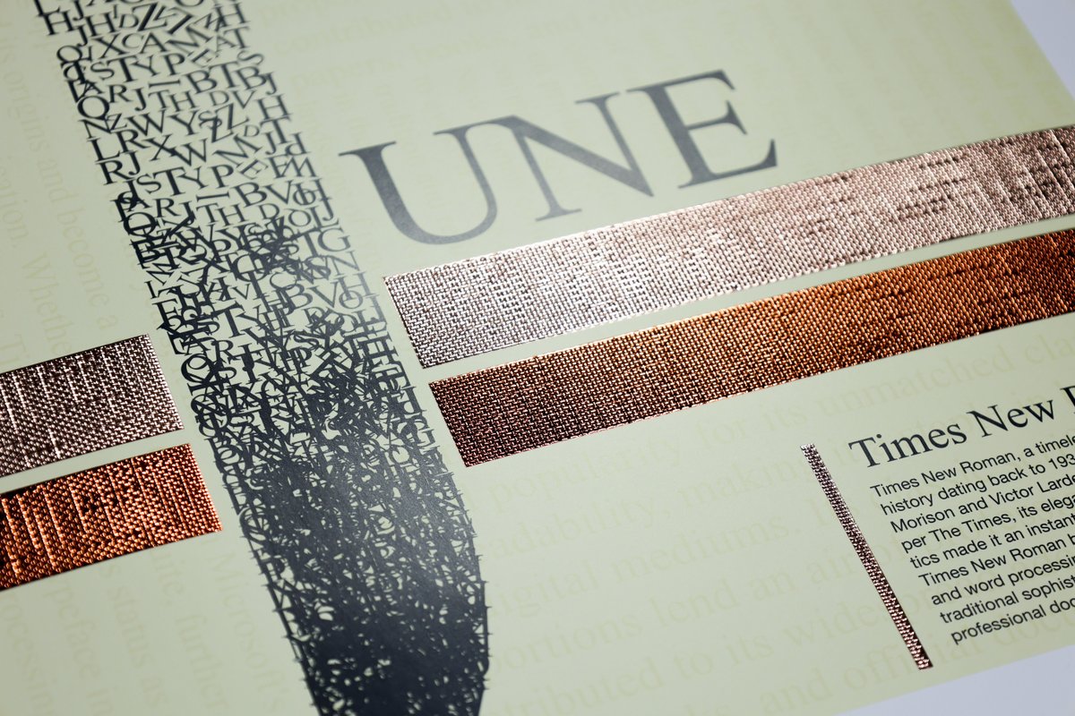 Check out the luxurious sixth month of the 2024 KURZ Transfer Products Calendar!

June highlights the Times New Roman font. The design is embellished with LUXOR® 321 &amp; 319 and embossed with H+M dies.

#KURZusa #June