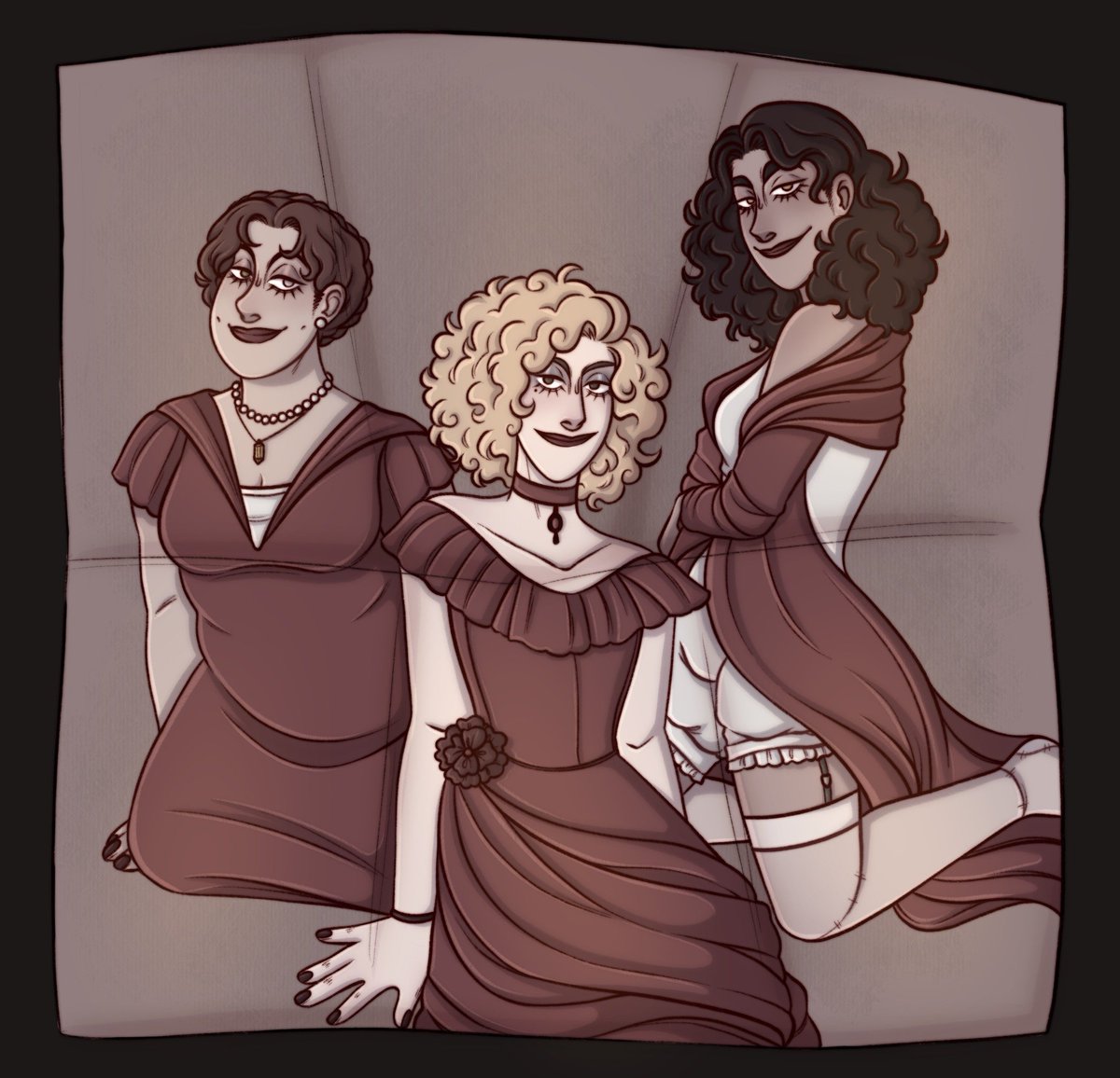 Damas de Vermelho, um grupo musical formado por um trisal de mulheres trans no fim do século 19 🏳️‍⚧️❤️