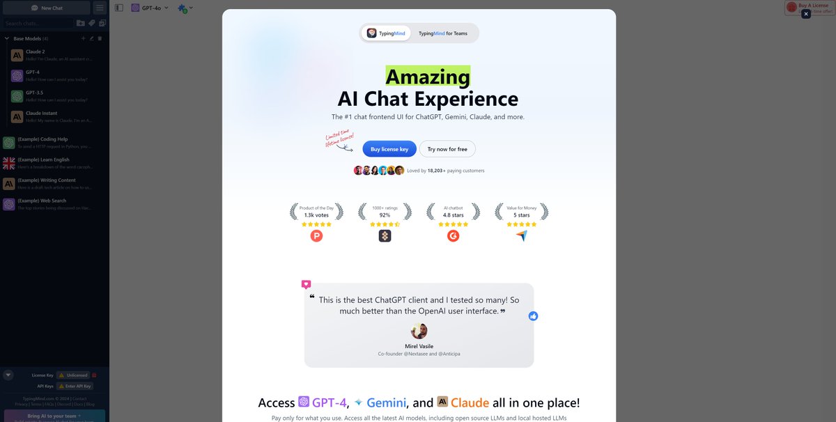 BogdanMitrache's tweet photo. I love how @tdinh_me integrated an entire landing page as a popup.
With one single stroke you can start experiencing his product and see examples of its output.
https://t.co/PAxoPlBrVe
#noemail #novideo #nobs ๐๐ค https://t.co/f37GeLfAMB