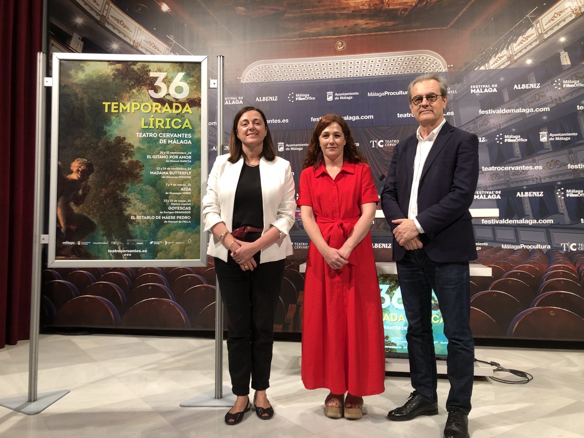 Teatro Cervantes (@teatrocervantes) on Twitter photo 🆕🎶Ya tenemos los 5 títulos de la #36TemporadaLírica. Con producción propia, ópera española y gran repertorio con Puccini y Verdi.
➡️ 'El gitano por amor' de Manuel García abre el ciclo
20 y 22 de septiembre
🫱🏻🫲🏼 <a href="/FundUnicaja/">Fundación Unicaja</a> <a href="/PensandoenRSC/">Fundación Sando</a> <a href="/idealista/">idealista</a>
ℹ️ teatrocervantes.com/es/genero/liri… 🆕🎶Ya tenemos los 5 títulos de la #36TemporadaLírica. Con producción propia, ópera española y gran repertorio con Puccini y Verdi.
➡️ 'El gitano por amor' de Manuel García abre el ciclo
20 y 22 de septiembre
🫱🏻🫲🏼 <a href="/FundUnicaja/">Fundación Unicaja</a> <a href="/PensandoenRSC/">Fundación Sando</a> <a href="/idealista/">idealista</a>
ℹ️ teatrocervantes.com/es/genero/liri…