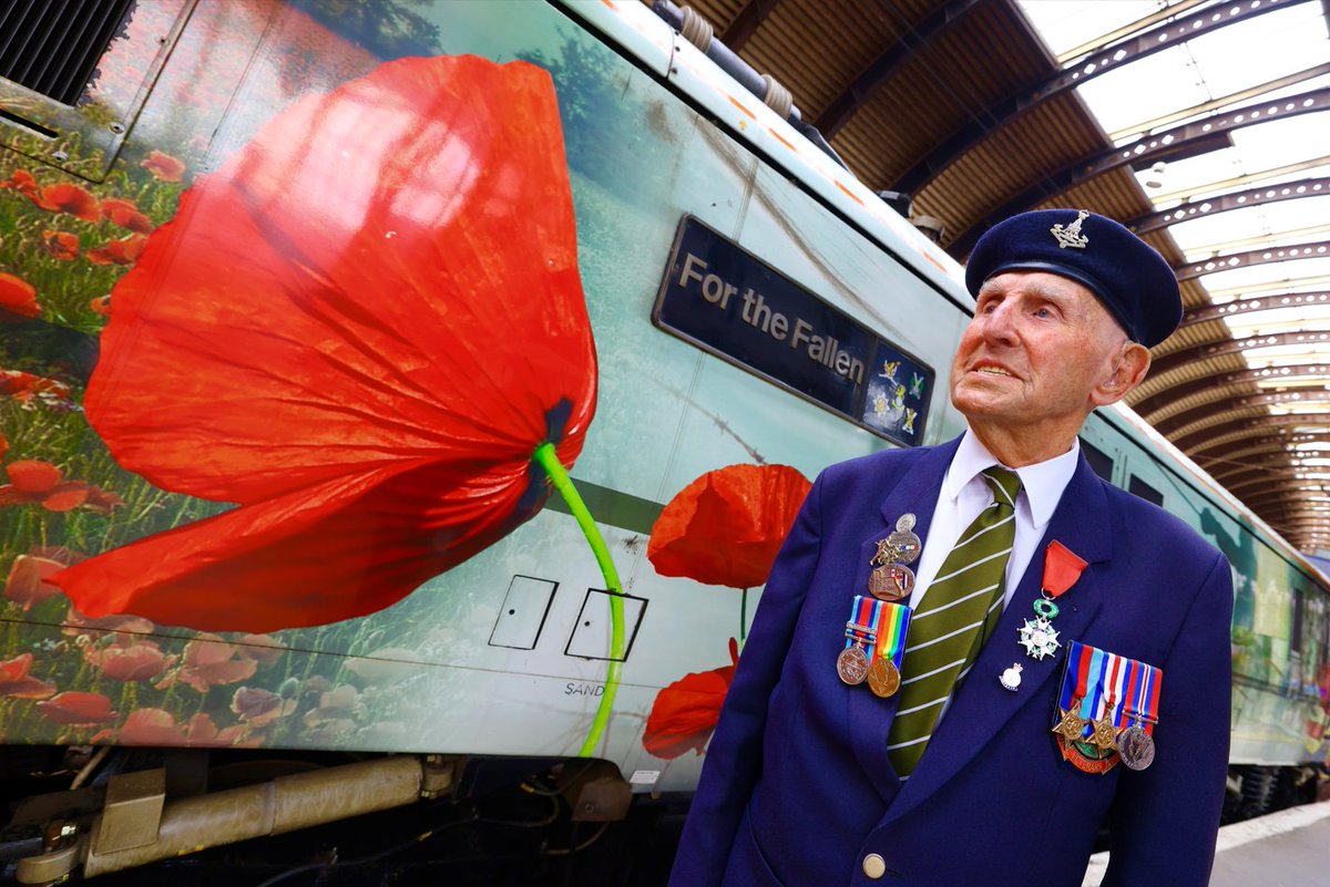 Today, World War 2 veteran Ken Cooke travelled on our special InterCity 225 'For the Fallen' train on his way to Normandy.

Ken makes this journey with his family and members of York Normandy Veterans ahead of the 80th anniversary of D-Day on 6 June.